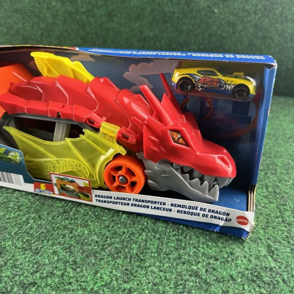 Hot Wheels City Dragon Launch Transporter 1 Vehicle New